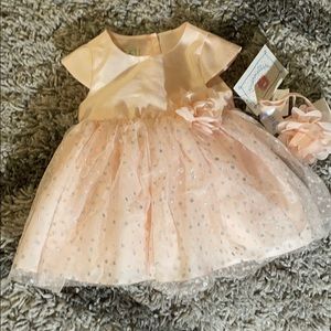 NWT 6/9 month blush dress